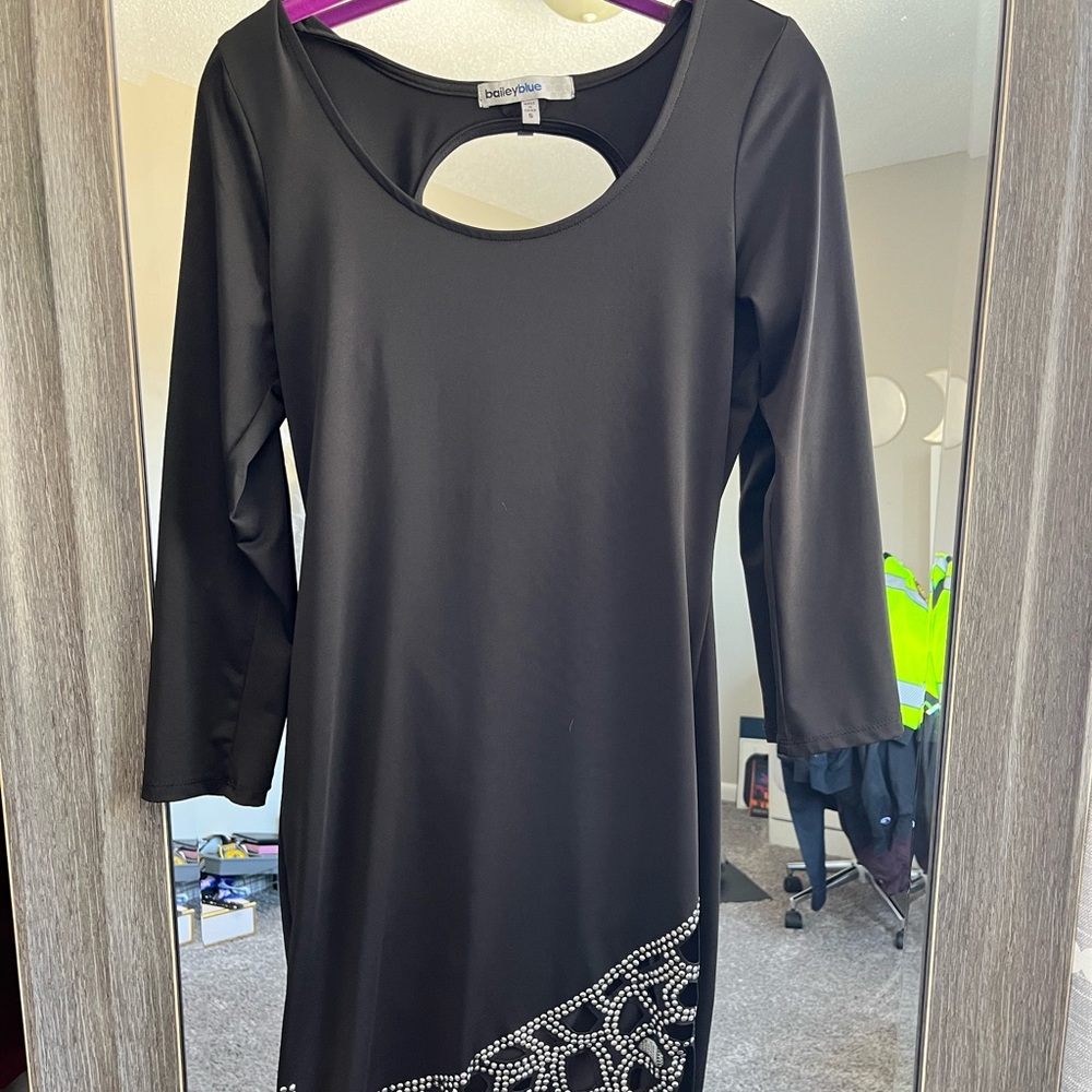 3/4 quarter sleeve cocktail dress